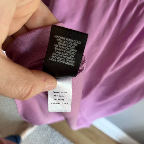 Torrid  Purple Blouse T-Shirt Flowy Size 3 Light Weight Business Casual Plus - Picture 8 of 8